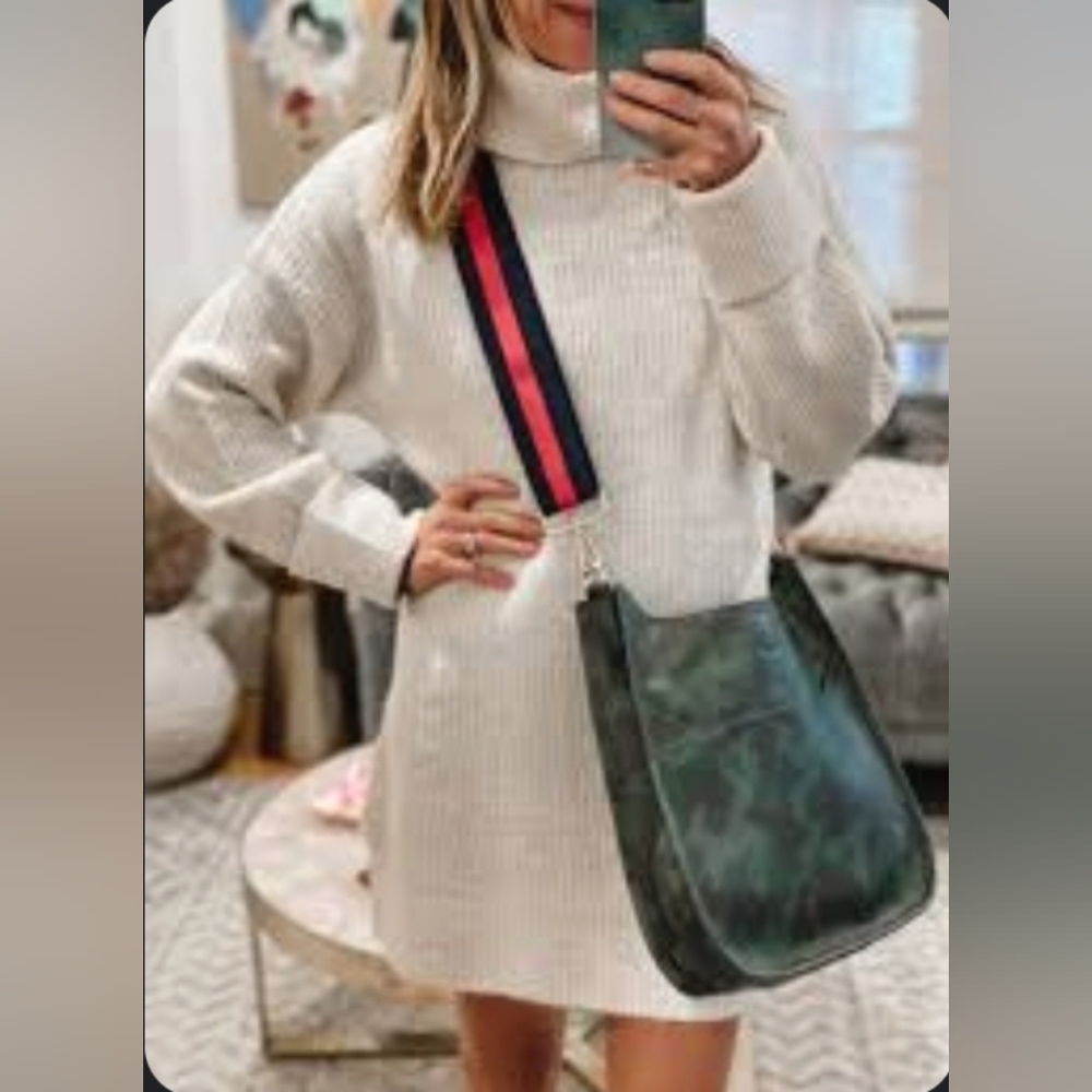 NWT Topshop Funnel Neck Sweater Dress